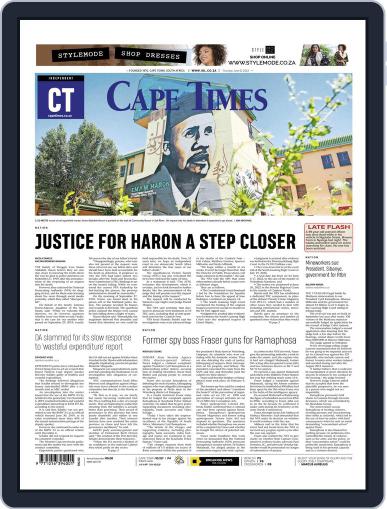 Cape Times June 2nd, 2022 Digital Back Issue Cover