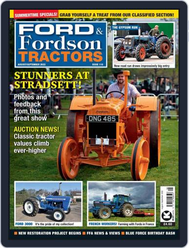 Ford and Fordson Tractors August 1st, 2022 Digital Back Issue Cover