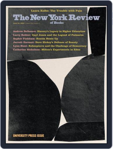 The New York Review of Books June 23rd, 2022 Digital Back Issue Cover
