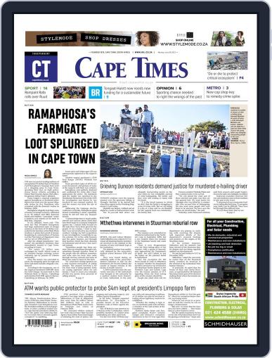 Cape Times June 6th, 2022 Digital Back Issue Cover