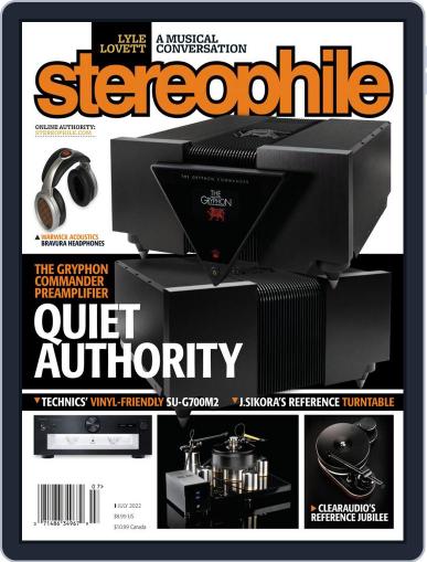 Stereophile July 1st, 2022 Digital Back Issue Cover