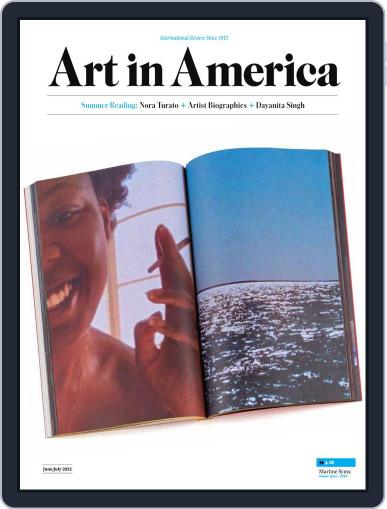 Art in America June 1st, 2022 Digital Back Issue Cover