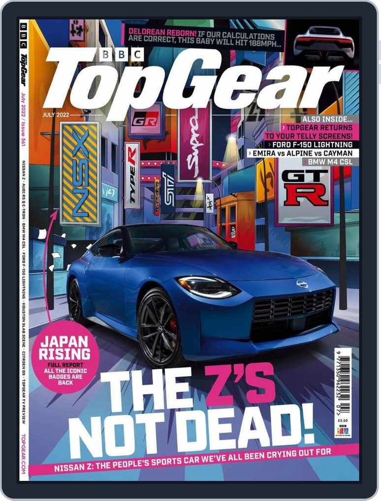 Top Gear Magazine Ferrari Turbo Challenge-Part 12 + 9 Trading Cards  Collection