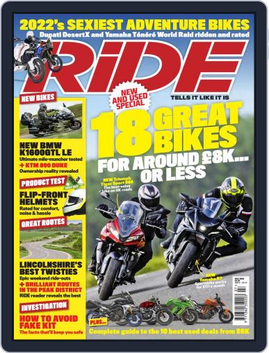 RiDE United Kingdom June 15th, 2022 Digital Back Issue Cover
