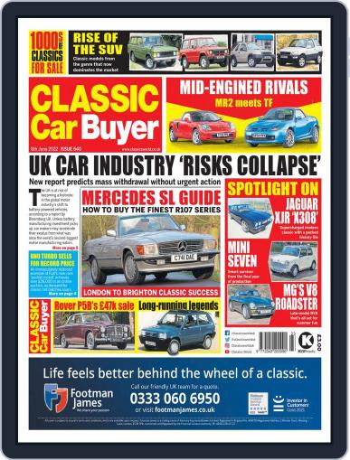 Classic Car Buyer June 8th, 2022 Digital Back Issue Cover