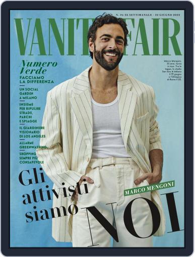 Vanity Fair Italia June 22nd, 2022 Digital Back Issue Cover