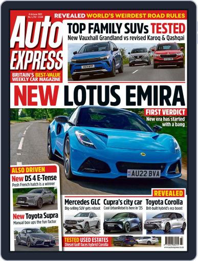 Auto Express June 8th, 2022 Digital Back Issue Cover