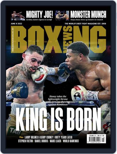 Boxing News June 9th, 2022 Digital Back Issue Cover