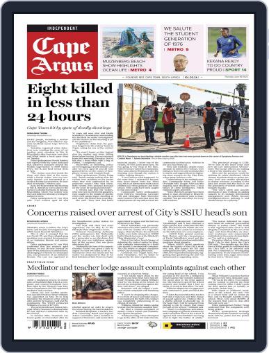 Cape Argus June 9th, 2022 Digital Back Issue Cover