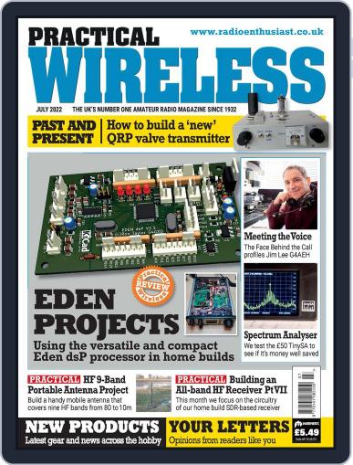 Practical Wireless July 1st, 2022 Digital Back Issue Cover