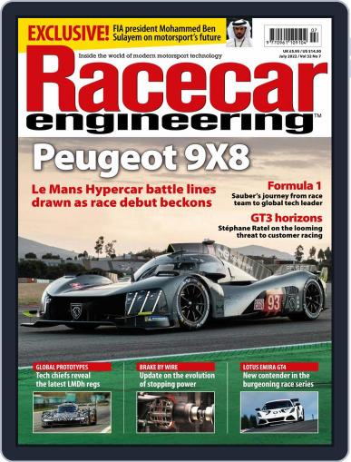 Racecar Engineering July 1st, 2022 Digital Back Issue Cover