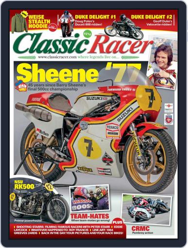Classic Racer July 1st, 2022 Digital Back Issue Cover