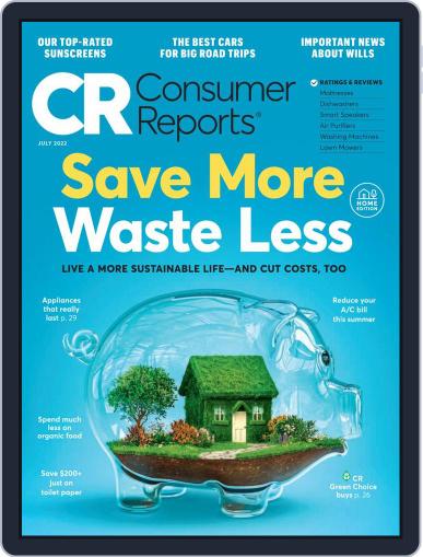 Consumer Reports July 1st, 2022 Digital Back Issue Cover
