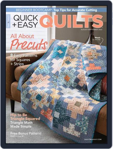 Quick+Easy Quilts August 1st, 2022 Digital Back Issue Cover
