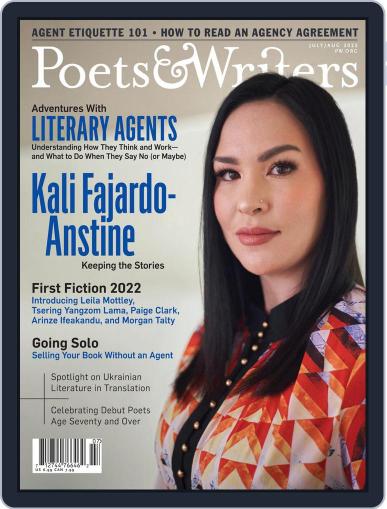 Poets & Writers July 1st, 2022 Digital Back Issue Cover