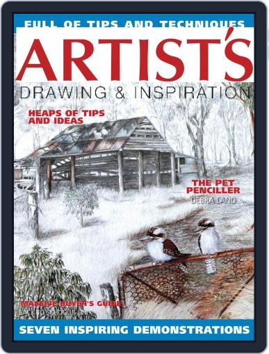 Artists Drawing and Inspiration April 1st, 2022 Digital Back Issue Cover