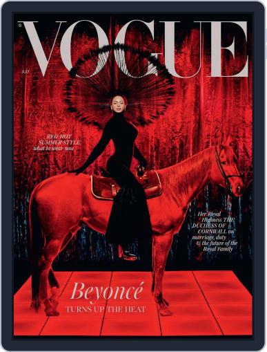 British Vogue July 1st, 2022 Digital Back Issue Cover