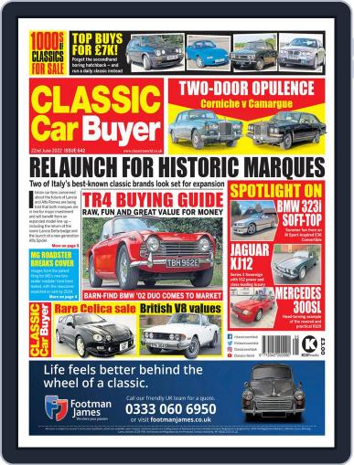 Classic Car Buyer June 22nd, 2022 Digital Back Issue Cover