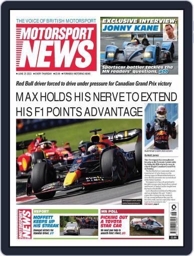 Motorsport News June 23rd, 2022 Digital Back Issue Cover