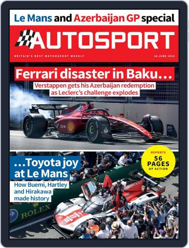 Autosport June 16th, 2022 Digital Back Issue Cover