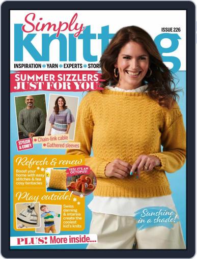 Simply Knitting August 1st, 2022 Digital Back Issue Cover