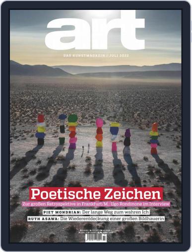 art Magazin July 1st, 2022 Digital Back Issue Cover