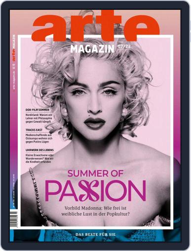 Arte Magazin July 1st, 2022 Digital Back Issue Cover