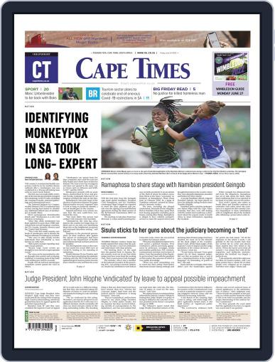 Cape Times June 24th, 2022 Digital Back Issue Cover