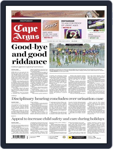 Cape Argus June 24th, 2022 Digital Back Issue Cover