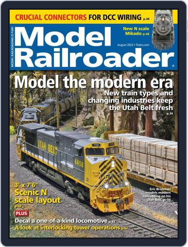 Model Railroader August 1st, 2022 Digital Back Issue Cover