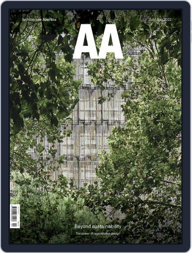 Architecture Australia July 1st, 2022 Digital Back Issue Cover