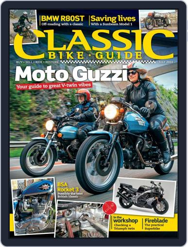 Classic Bike Guide July 1st, 2022 Digital Back Issue Cover