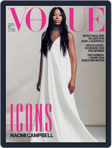 Vogue (D) July 1st, 2022 Digital Back Issue Cover