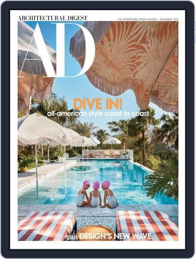 Architectural Digest July 1st, 2022 Digital Back Issue Cover