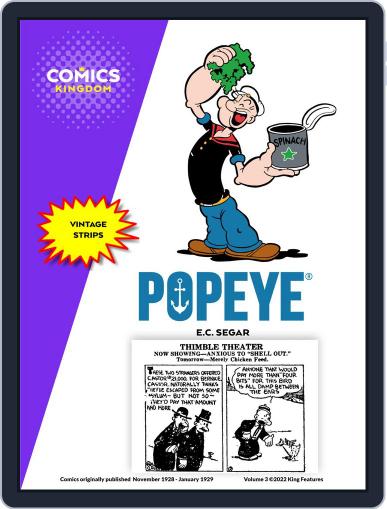 Popeye June 30th, 2022 Digital Back Issue Cover