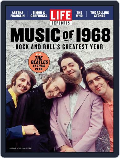 LIFE Explores The Music of 1968 June 6th, 2022 Digital Back Issue Cover