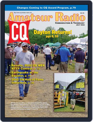 CQ Amateur Radio July 1st, 2022 Digital Back Issue Cover