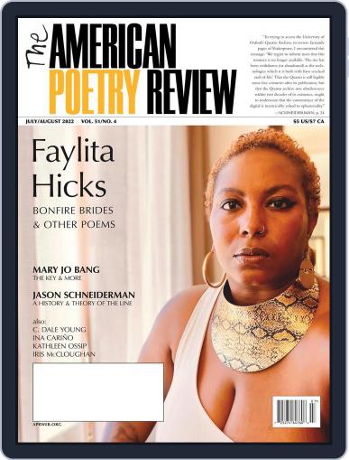 The American Poetry Review July 1st, 2022 Digital Back Issue Cover
