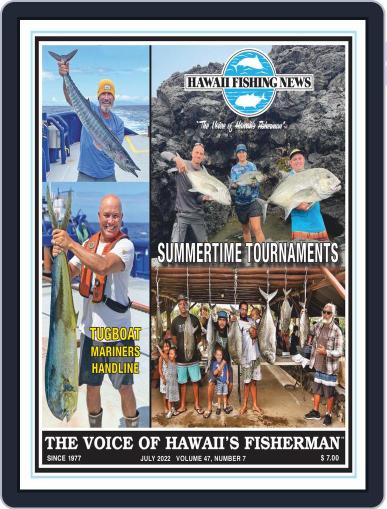 Hawaii Fishing News July 1st, 2022 Digital Back Issue Cover