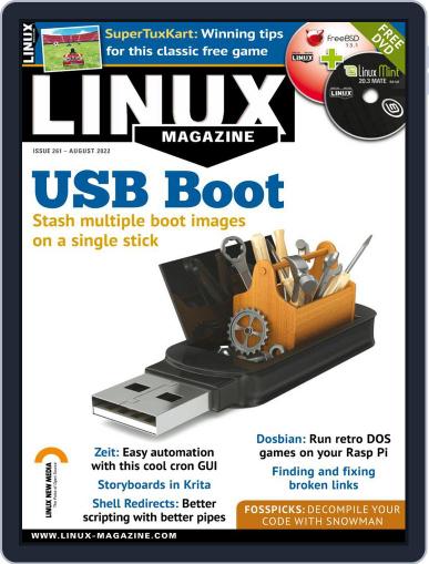 Linux August 1st, 2022 Digital Back Issue Cover