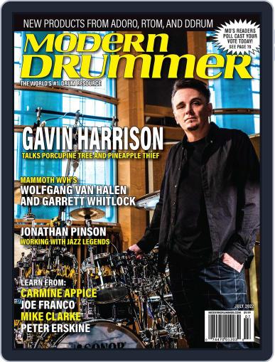 Modern Drummer July 1st, 2022 Digital Back Issue Cover