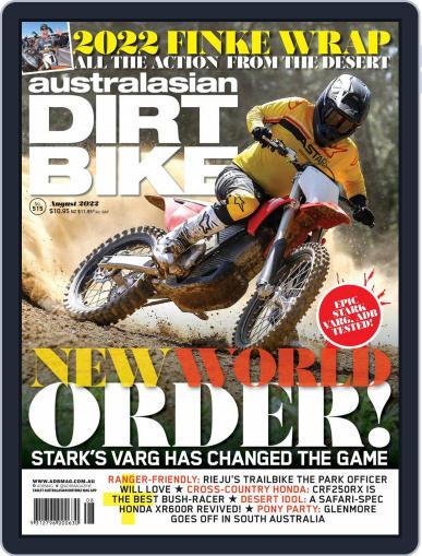 Australasian Dirt Bike August 1st, 2022 Digital Back Issue Cover