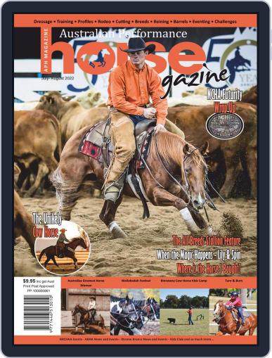 Australian Performance Horse July 1st, 2022 Digital Back Issue Cover