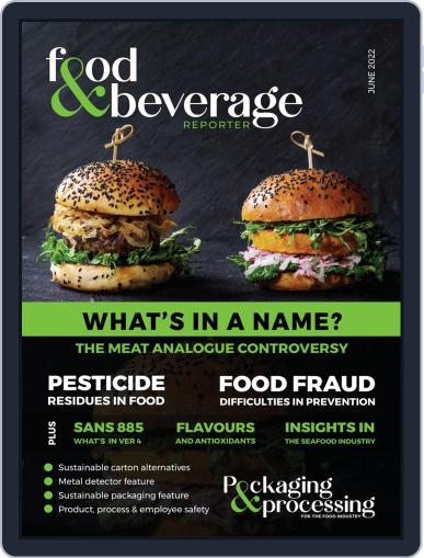 Food & Beverage Reporter June 1st, 2022 Digital Back Issue Cover