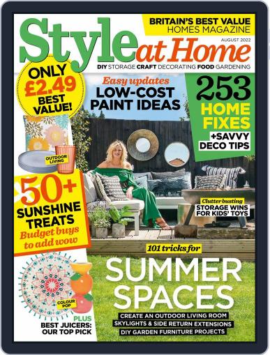Style At Home United Kingdom August 1st, 2022 Digital Back Issue Cover