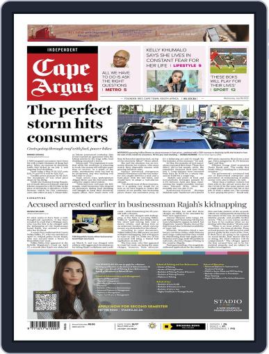 Cape Argus July 6th, 2022 Digital Back Issue Cover
