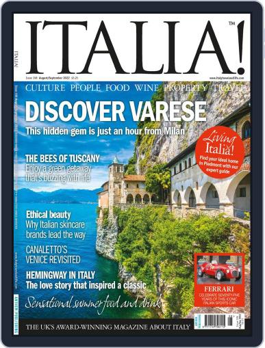 Italia August 1st, 2022 Digital Back Issue Cover