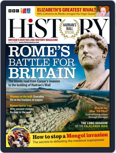 Bbc History August 1st, 2022 Digital Back Issue Cover