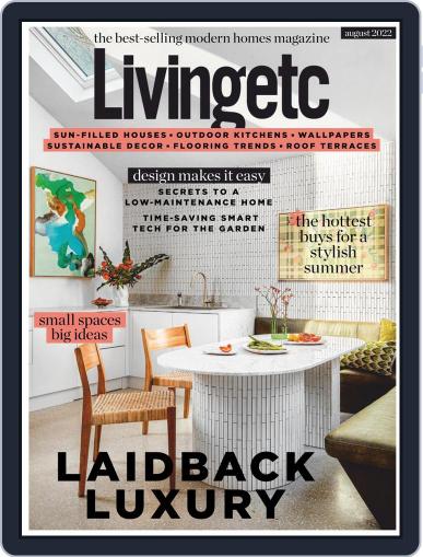 Living Etc August 1st, 2022 Digital Back Issue Cover