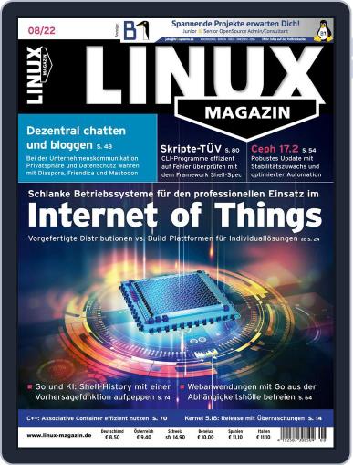 Linux Magazin germany July 7th, 2022 Digital Back Issue Cover